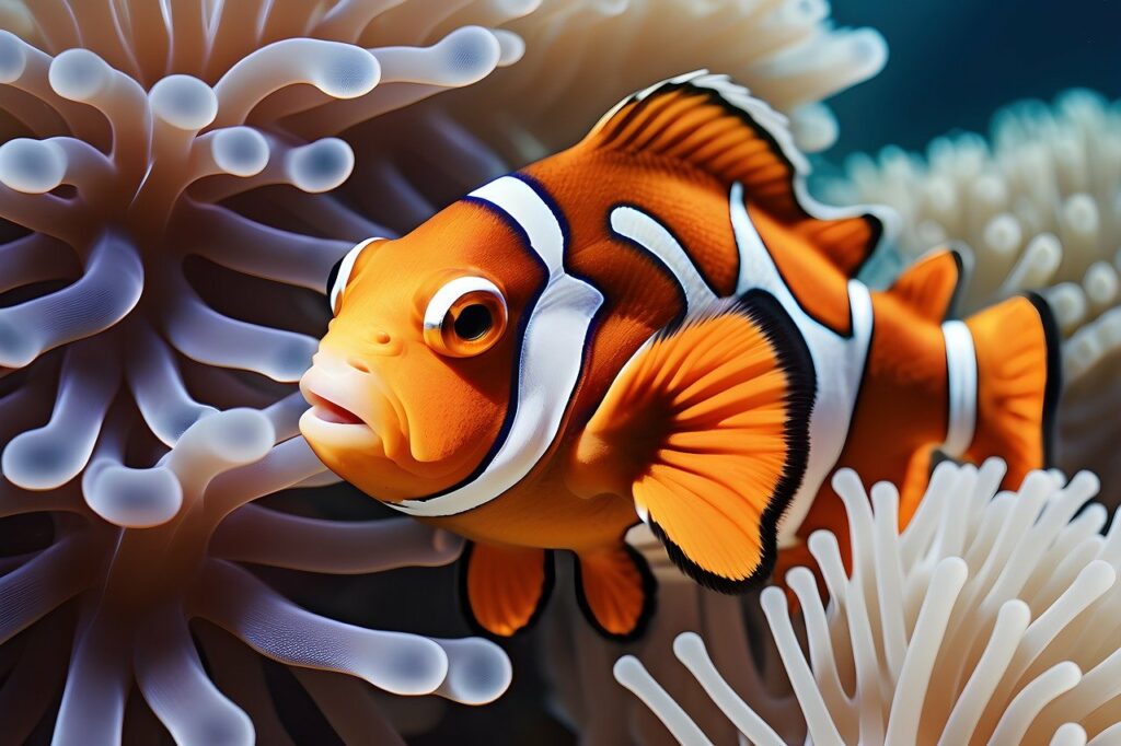 ai generated, clownfish, fish